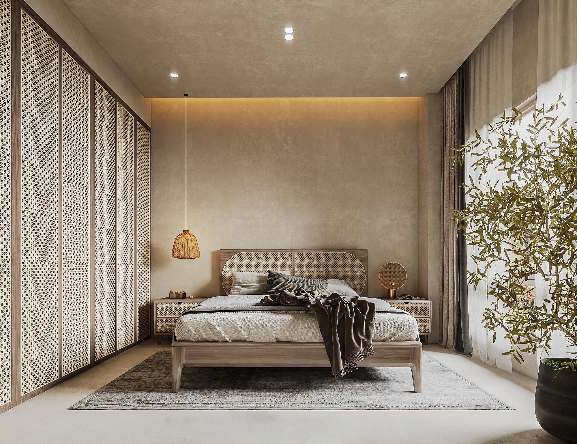 臥室侘寂風案例賞析